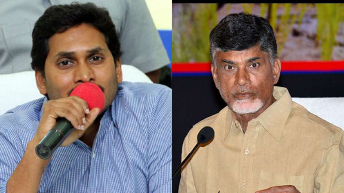 jagan chandrababu naidu face face