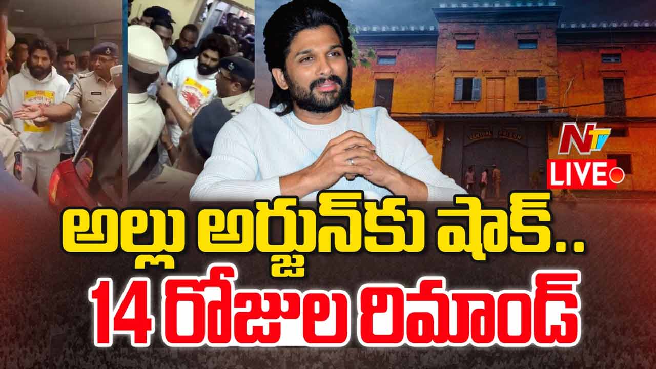 Allu Arjun Remand: అల్లు అర్జున్‌కు14 రోజుల రిమాండ్‌