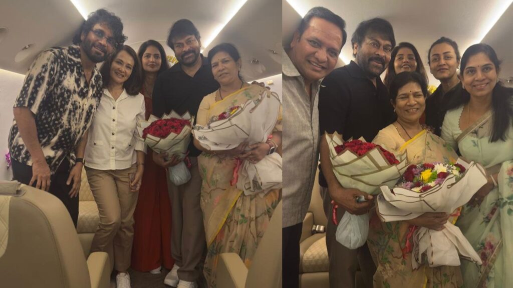 Chiranjeevi Celebrates Anniversary in Dubai