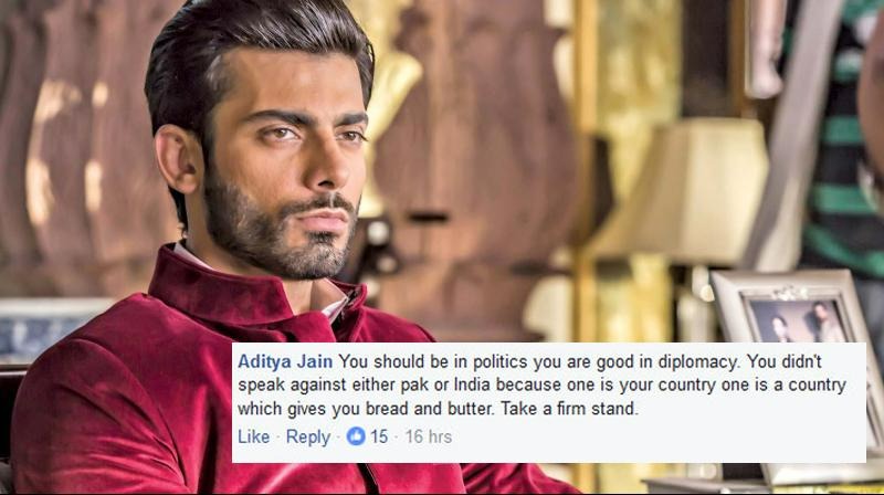 Pakistani actor Fawad Khan controversial comments on India