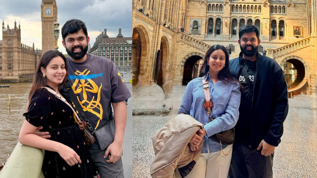 Actress Abhinaya Honeymoon Photos from London Go Viral.