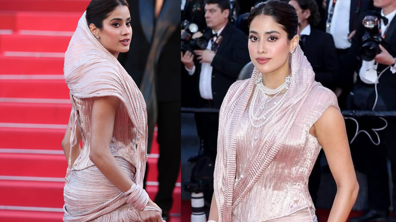 Janhvi Kapoor Stuns at Cannes 2025 in Pink Gown