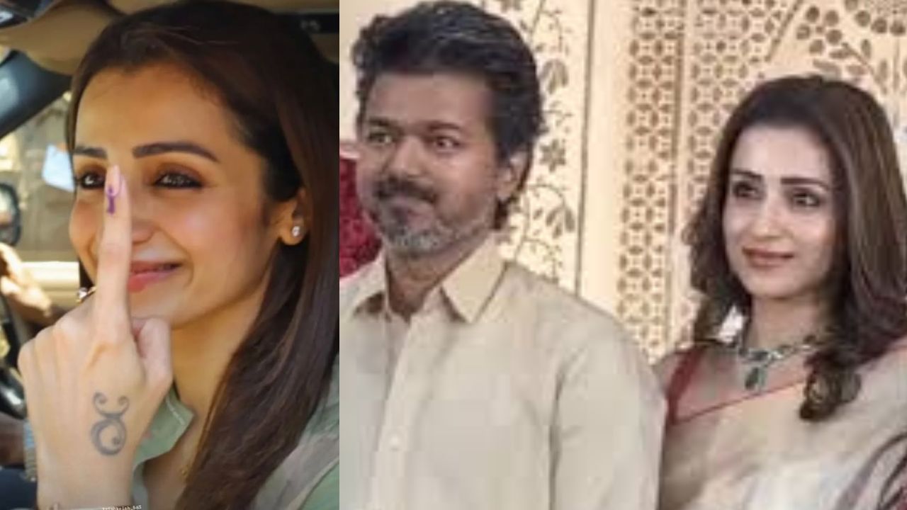 Trisha : ఇట్స్ అఫీషియల్.. విజయ్’కి వోట్ వేయమని త్రిష హింట్?