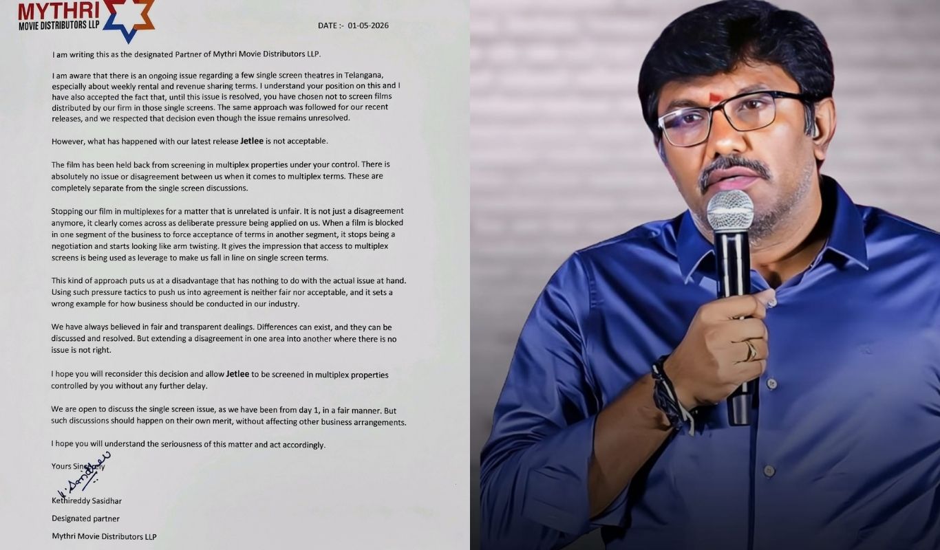 Mythri Sashi: మైత్రీ వర్సెస్ ఎగ్జిబిటర్లు.. సంచలన లేఖ విడుదల చేసిన మైత్రీ శశి!