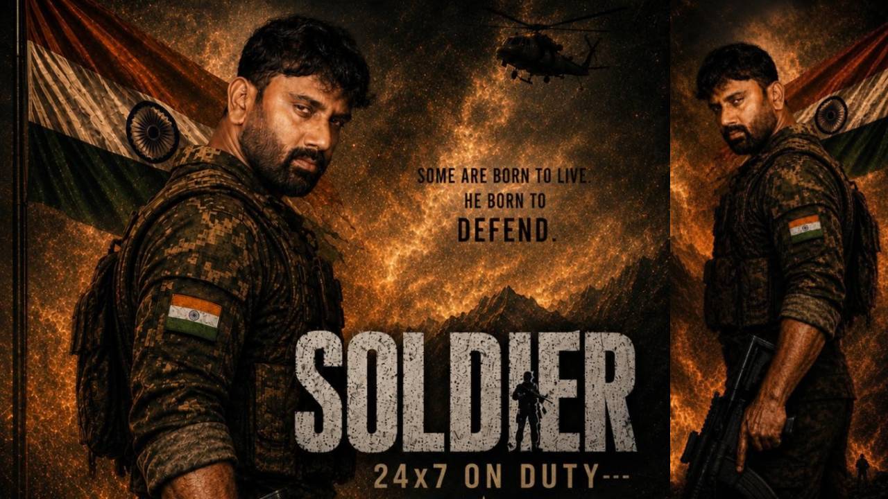 Soldier 24×7:  చేతిలో తుపాకీ, గుండెల్లో త్రివర్ణ పతాకం!